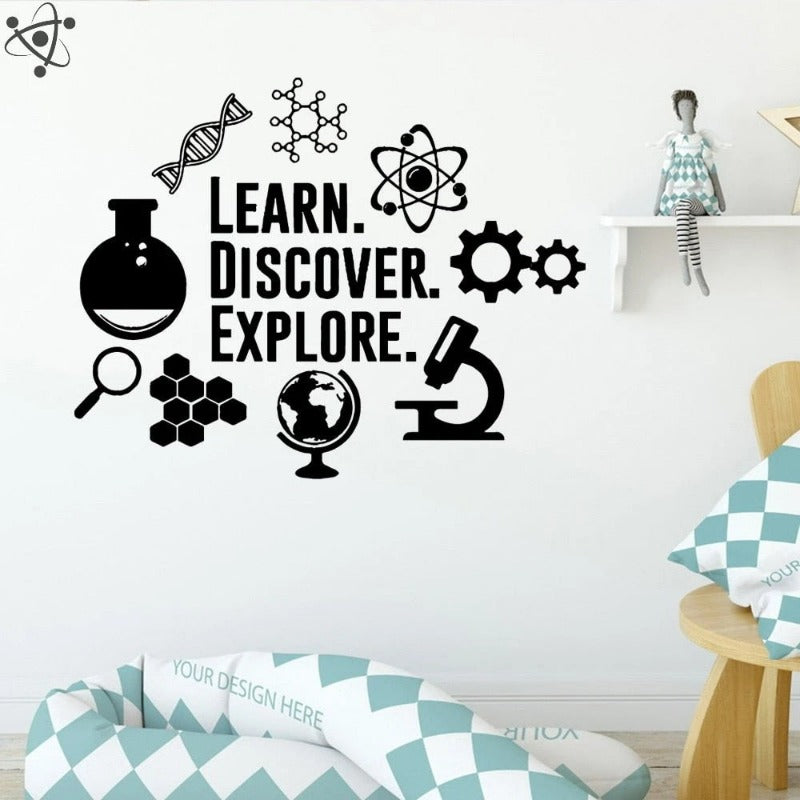 Wall Sticker for Scientific Exploration and Discovery-Orizon Depot