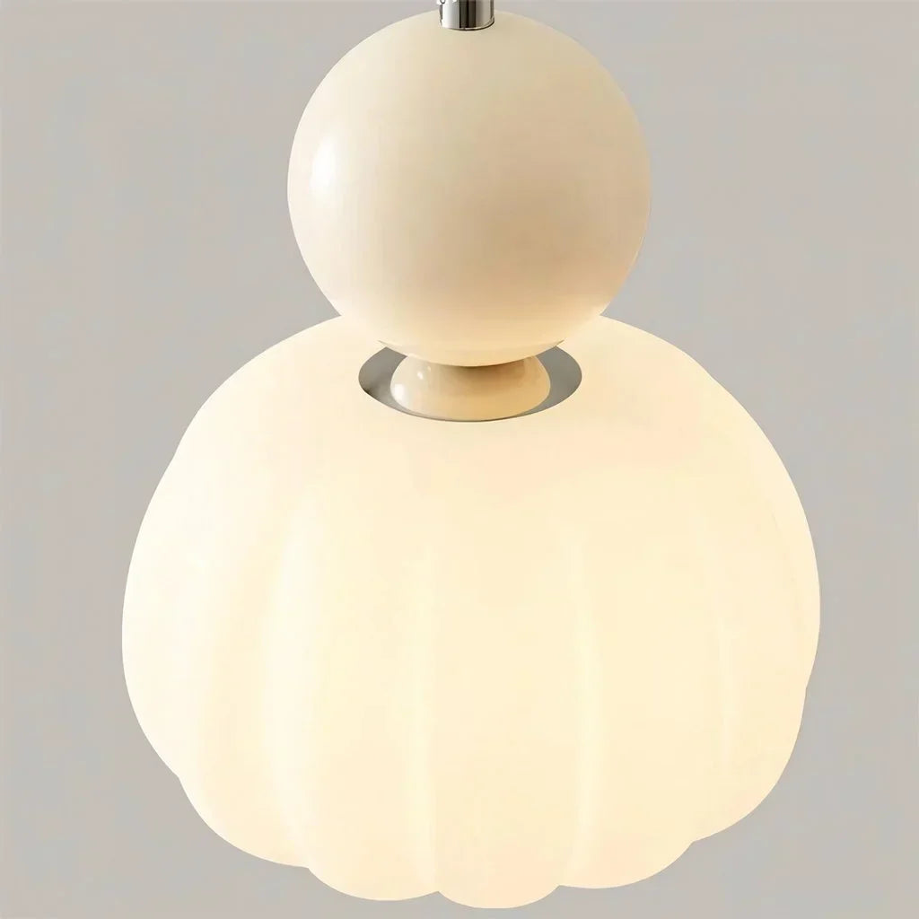 Modern Pumpkin Pendant Light | Stylish LED Ceiling Fixture