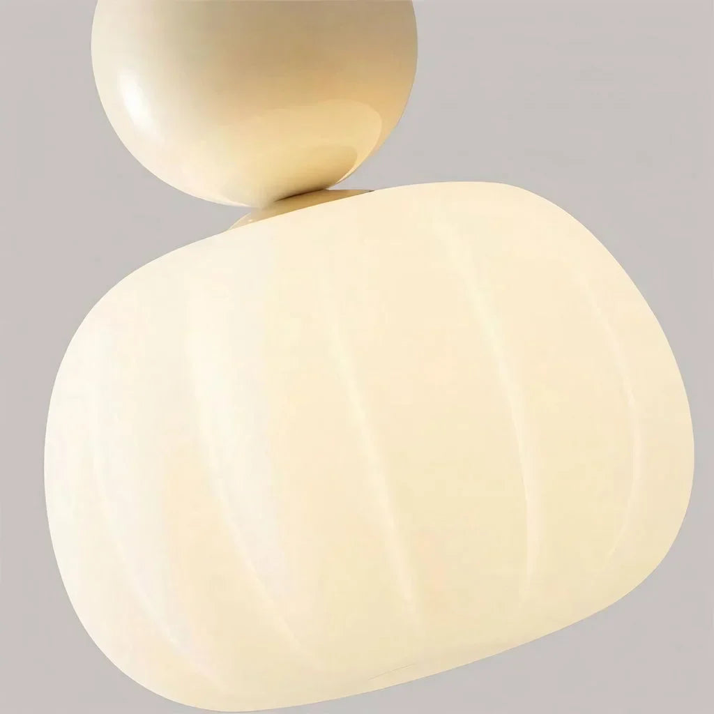 Modern Pumpkin Pendant Light | Stylish LED Ceiling Fixture