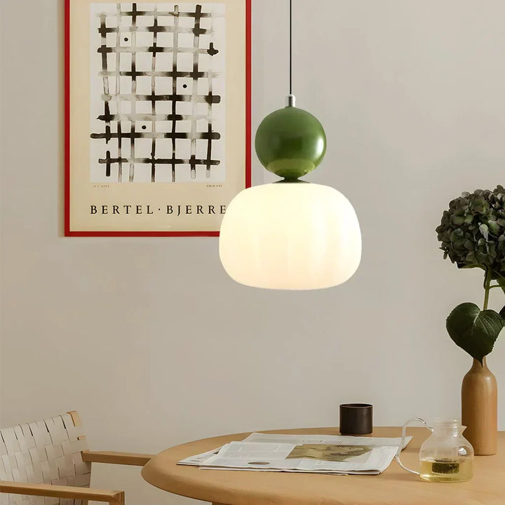 Modern Pumpkin Pendant Light | Stylish LED Ceiling Fixture