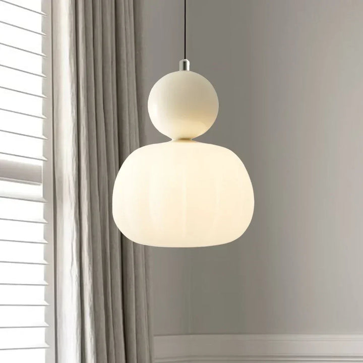 Modern Pumpkin Pendant Light | Stylish LED Ceiling Fixture