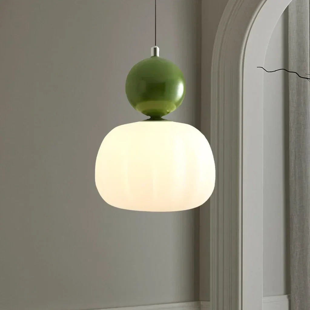 Modern Pumpkin Pendant Light | Stylish LED Ceiling Fixture
