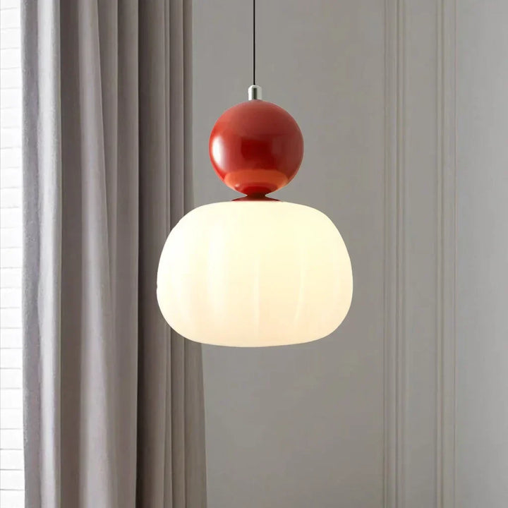 Modern Pumpkin Pendant Light | Stylish LED Ceiling Fixture