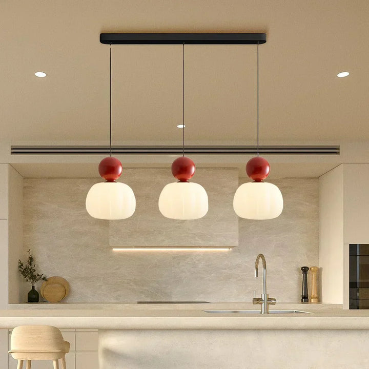 Modern Pumpkin Pendant Light | Stylish LED Ceiling Fixture