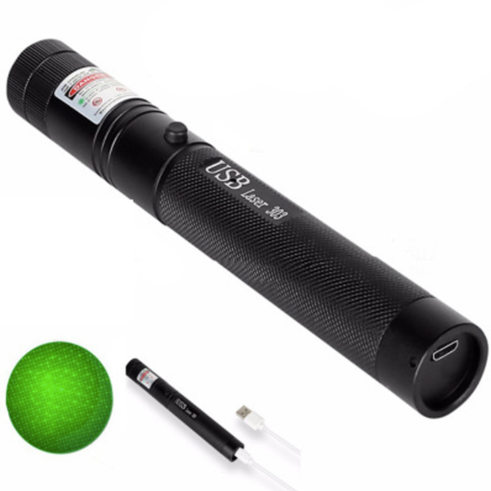 Rechargeable High Power USB Laser Pointer 303 - Visible Laser Device-Orizon Depot