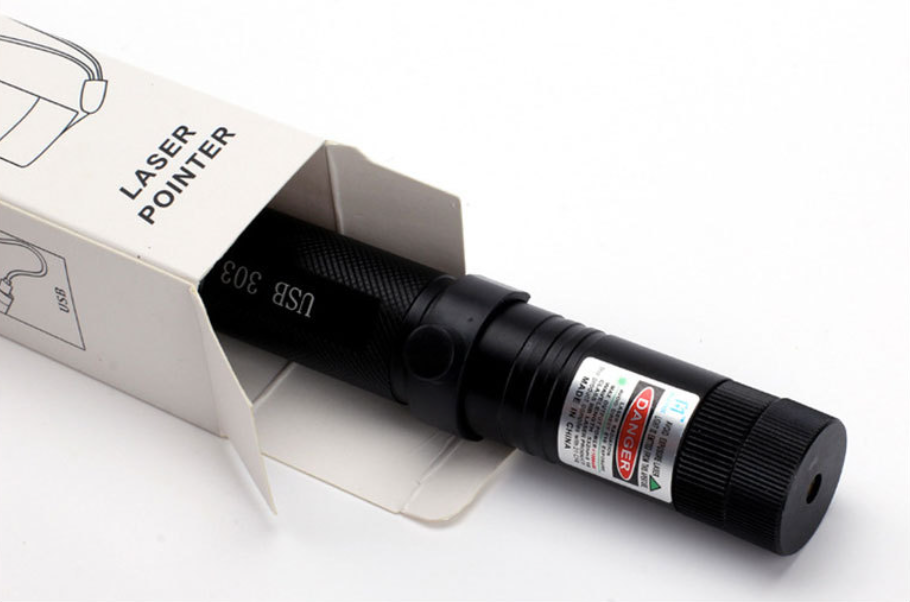 Rechargeable High Power USB Laser Pointer 303 - Visible Laser Device-Orizon Depot