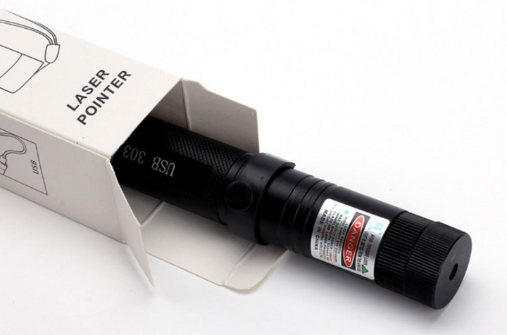 Rechargeable High Power USB Laser Pointer 303 - Visible Laser Device-Orizon Depot