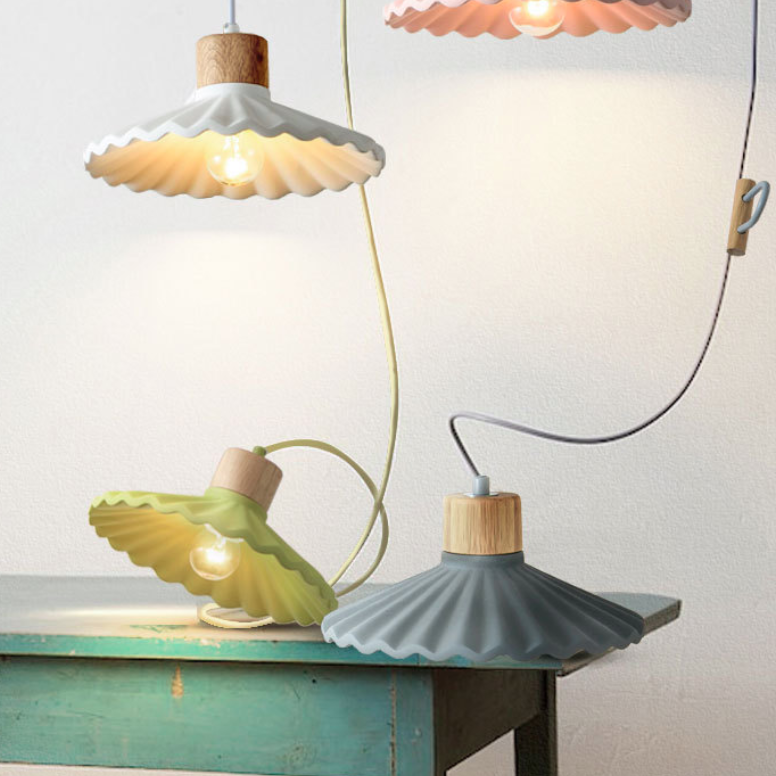 Modern Macaron Cement Pendant Lamp for Living Room-Orizon Depot