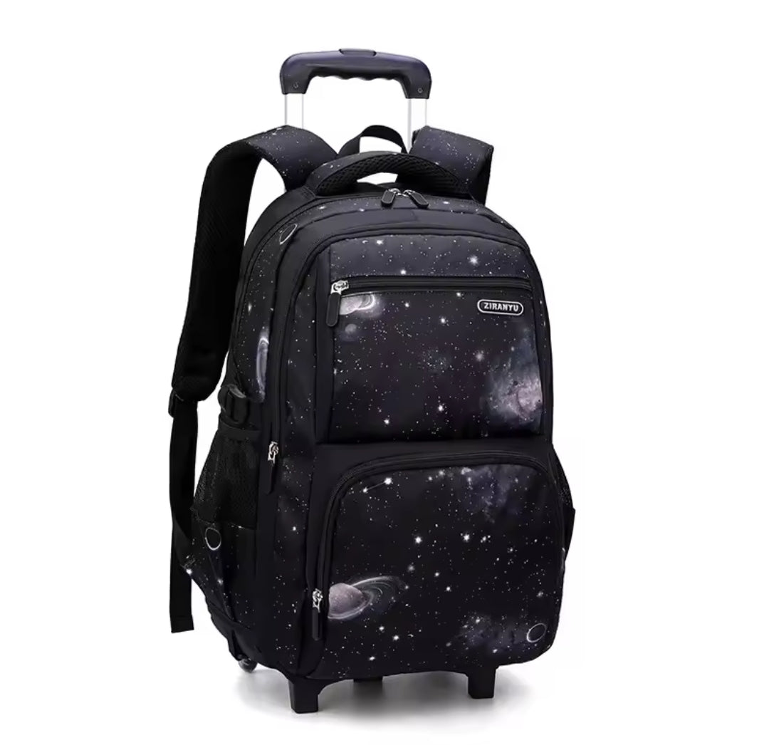 Rolling Trolley School Backpack for Easy Transport and Storage-Orizon Depot