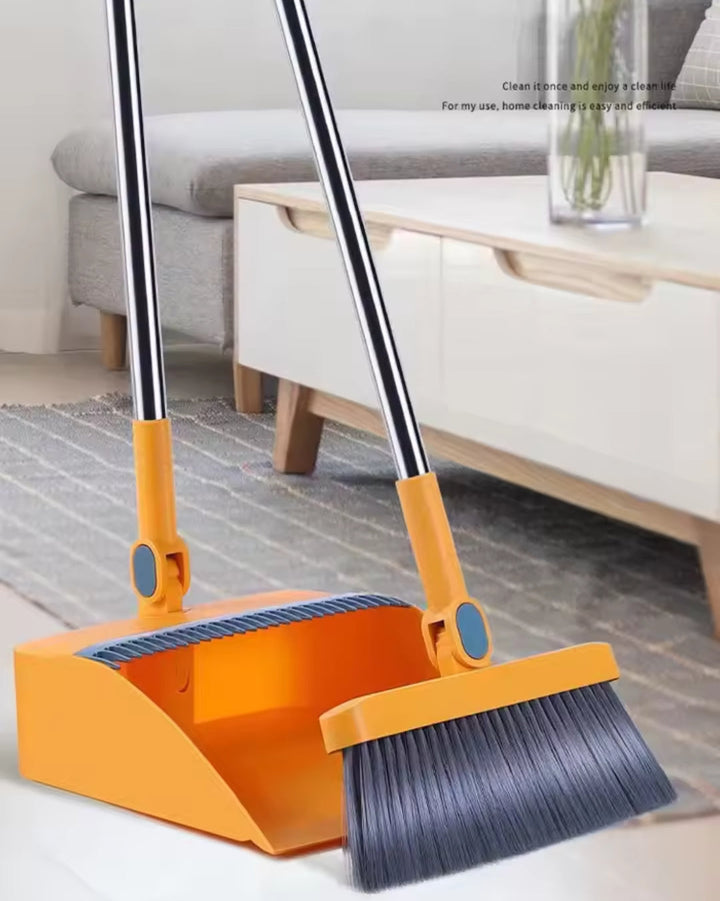 Magnetic Broom and Collapsible Dustpan Set for Easy Cleaning-Orizon Depot