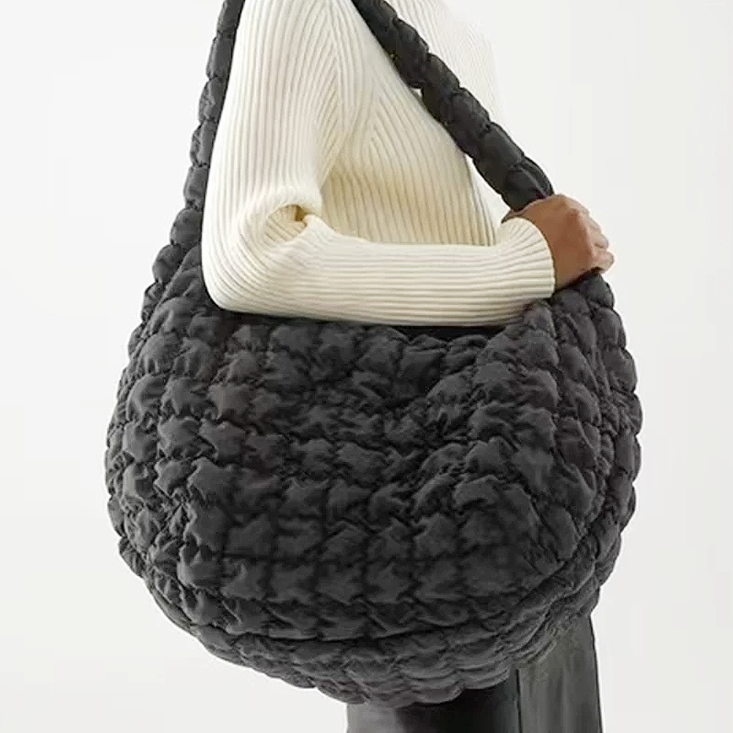X-Large Cross Quilt Shoulder Bag for Everyday Use-Orizon Depot