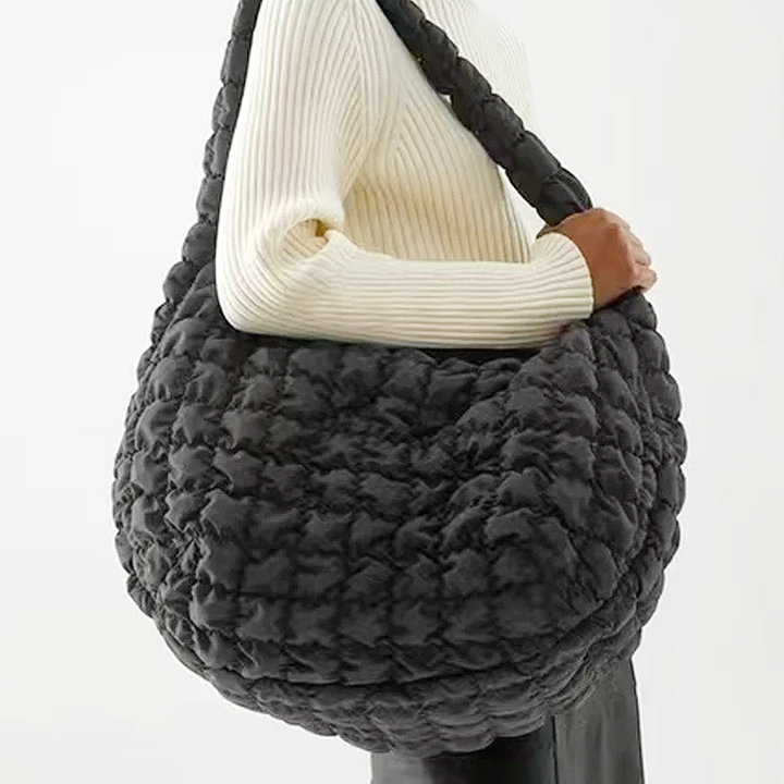 X-Large Cross Quilt Shoulder Bag for Everyday Use-Orizon Depot