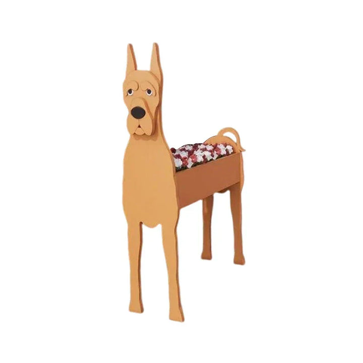 Dog Plant Container - Pawsome Flower Pot for Various Breeds-Orizon Depot