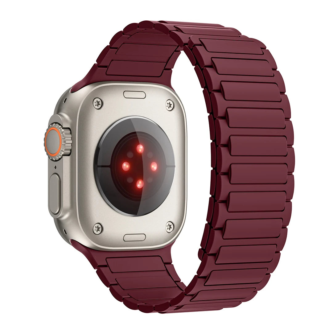 Men's Silicone Strap for Apple Watch Ultra Accessories