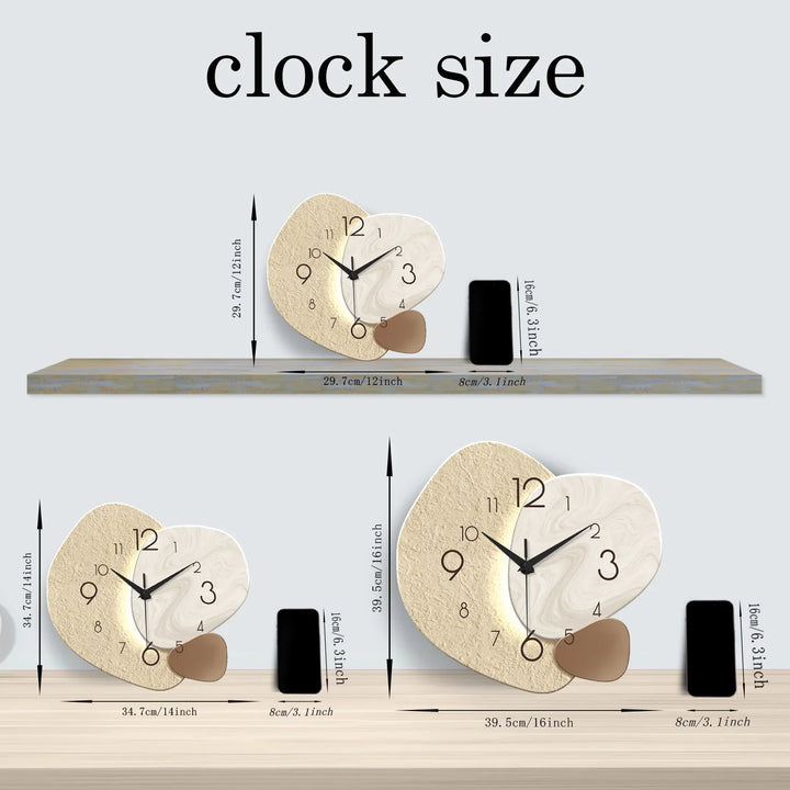 Modern Simple Wall Clock | Silent Quartz Design for Home Decor