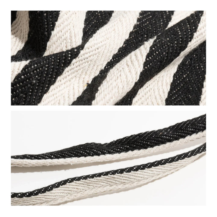 Striped Linen Tote Bag for Stylish Everyday Use-Orizon Depot