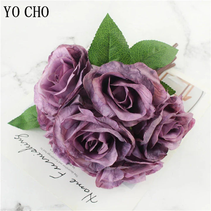 Large Peony Silk Flower Bouquet Set - Elegant Home Decor-Orizon Depot