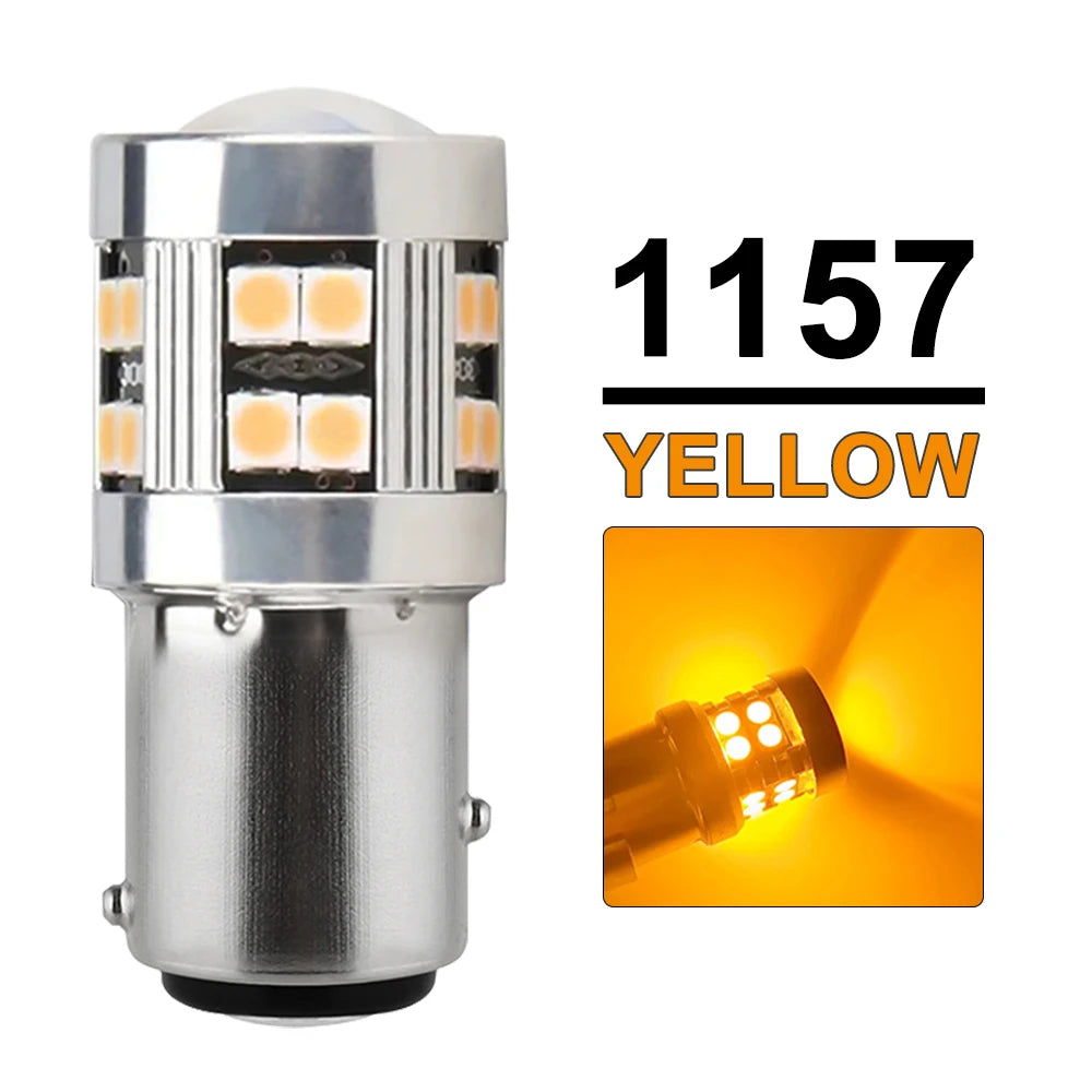 2/4 PCS 1156 1157 LED Bulbs for Car Parking Signal Lights 12V 24V