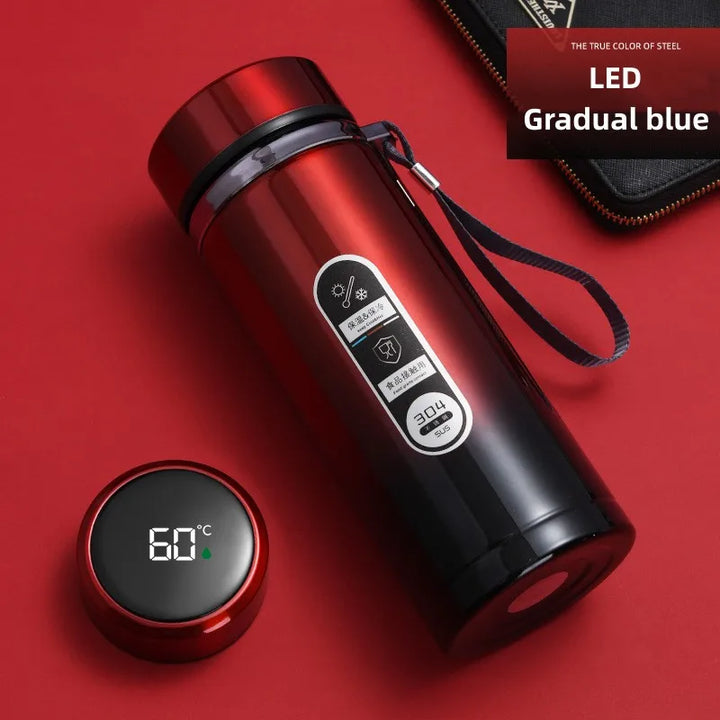 800ml-1L Stainless Steel Thermos – Portable Vacuum Flask with LED Display-Orizon Depot