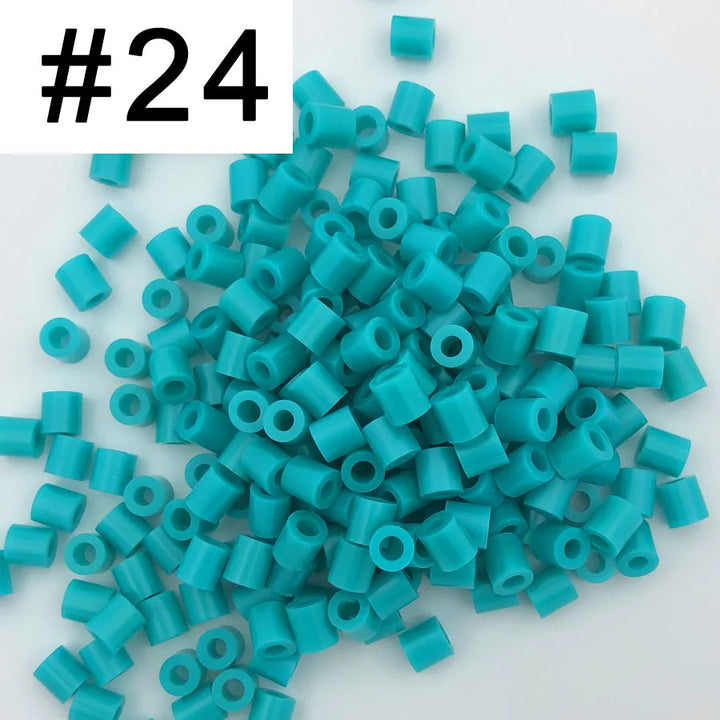 5mm 1000PCS Colorful Iron Fuse Beads for Kids DIY Pixel Art Toys