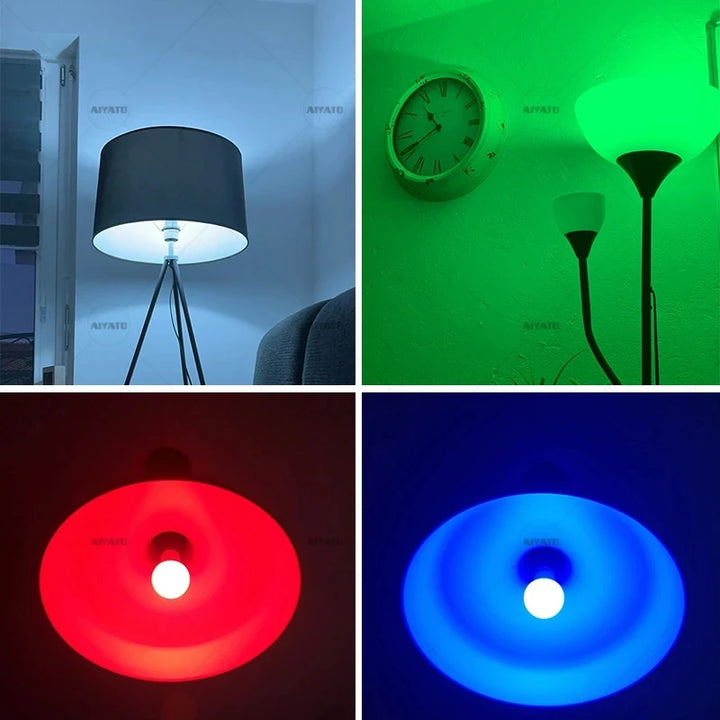 Smart Bluetooth LED Bulb Dimmable 15W 18W E27 B22 RGBCW
