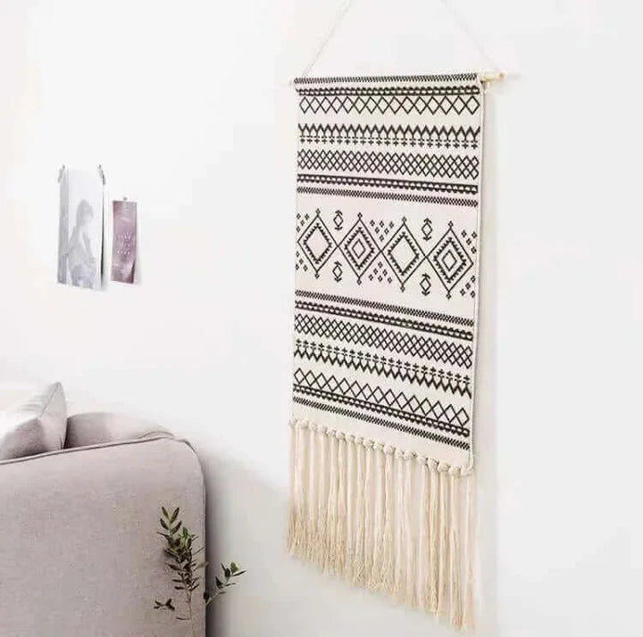 Macrame Hanging Cotton Area Rug for Home Decor-Orizon Depot