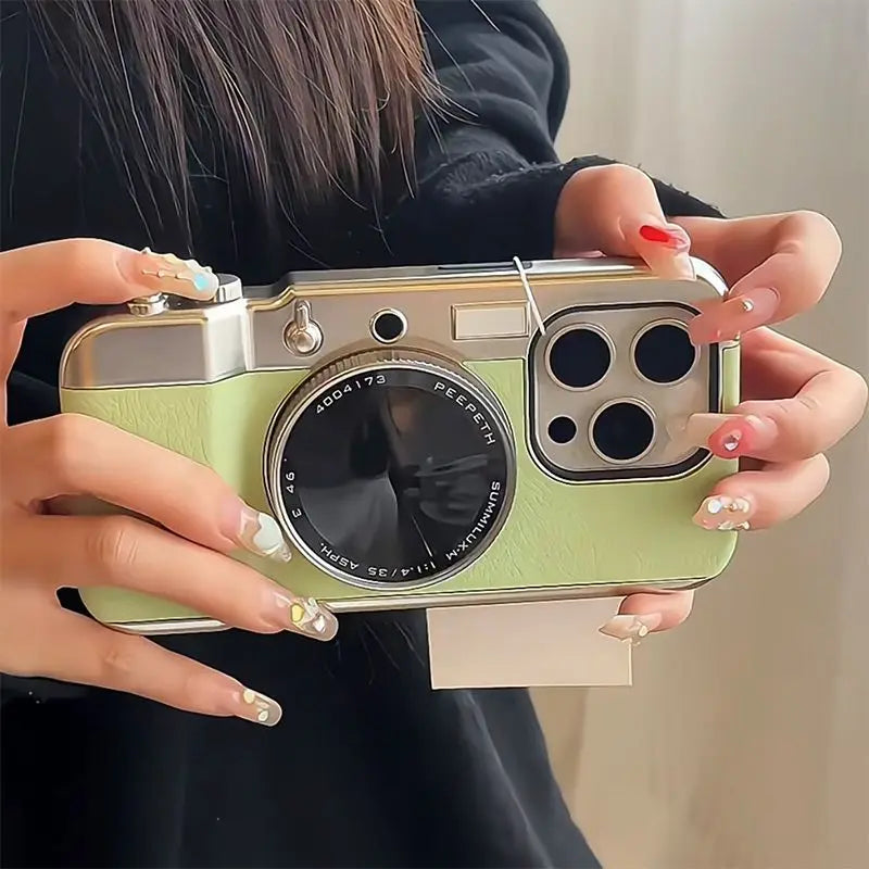 Retro Bluetooth Camera iPhone Case for Stylish Protection-Orizon Depot