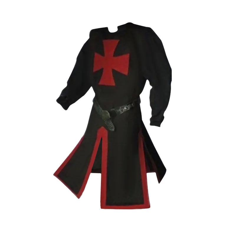 Knights Templar Crusader Costume - Tunic & Cape Set