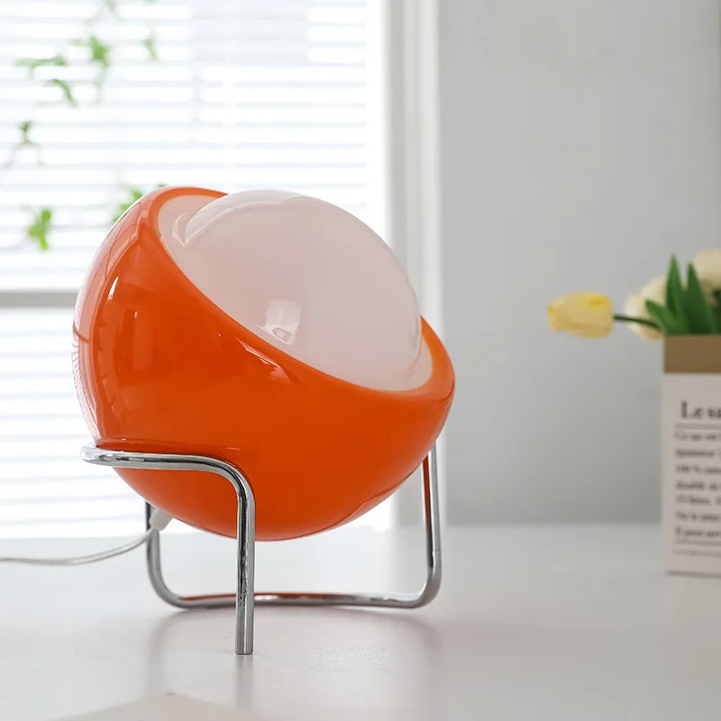 Retro Nordic Design Glass Table Lamp