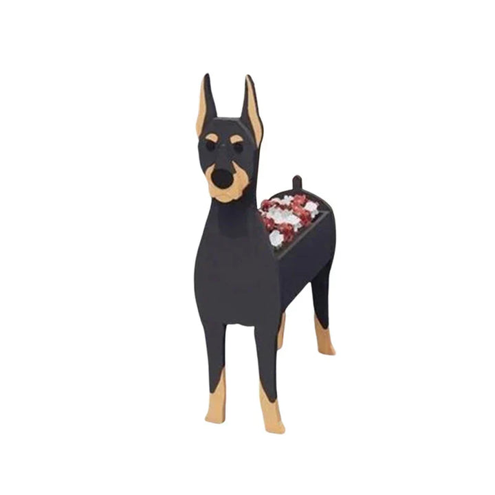 Dog Plant Container - Pawsome Flower Pot for Various Breeds-Orizon Depot