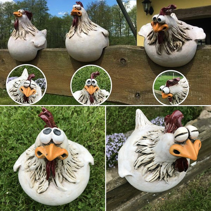 Playful Chicken Wire Decor: Fun Garden Yard Art for Outdoor Spaces-Orizon Depot