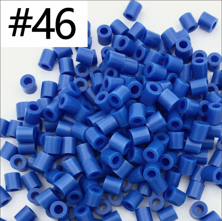 5mm 1000PCS Colorful Iron Fuse Beads for Kids DIY Pixel Art Toys