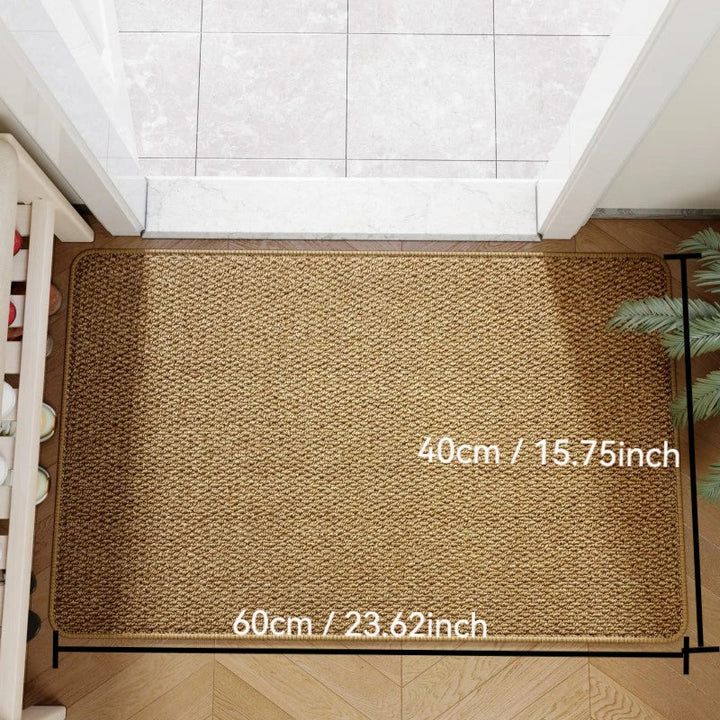Durable Faux Jute Outdoor Doormat | Stylish Entrance Rug-Orizon Depot