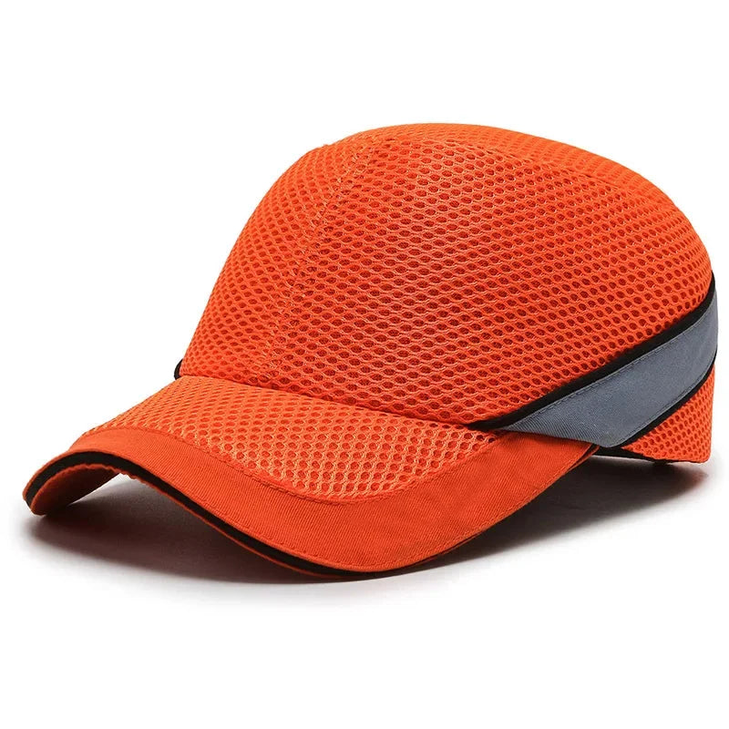 Red Safety Bump Cap - Hard ABS Helmet for Head Protection at Work-Orizon Depot