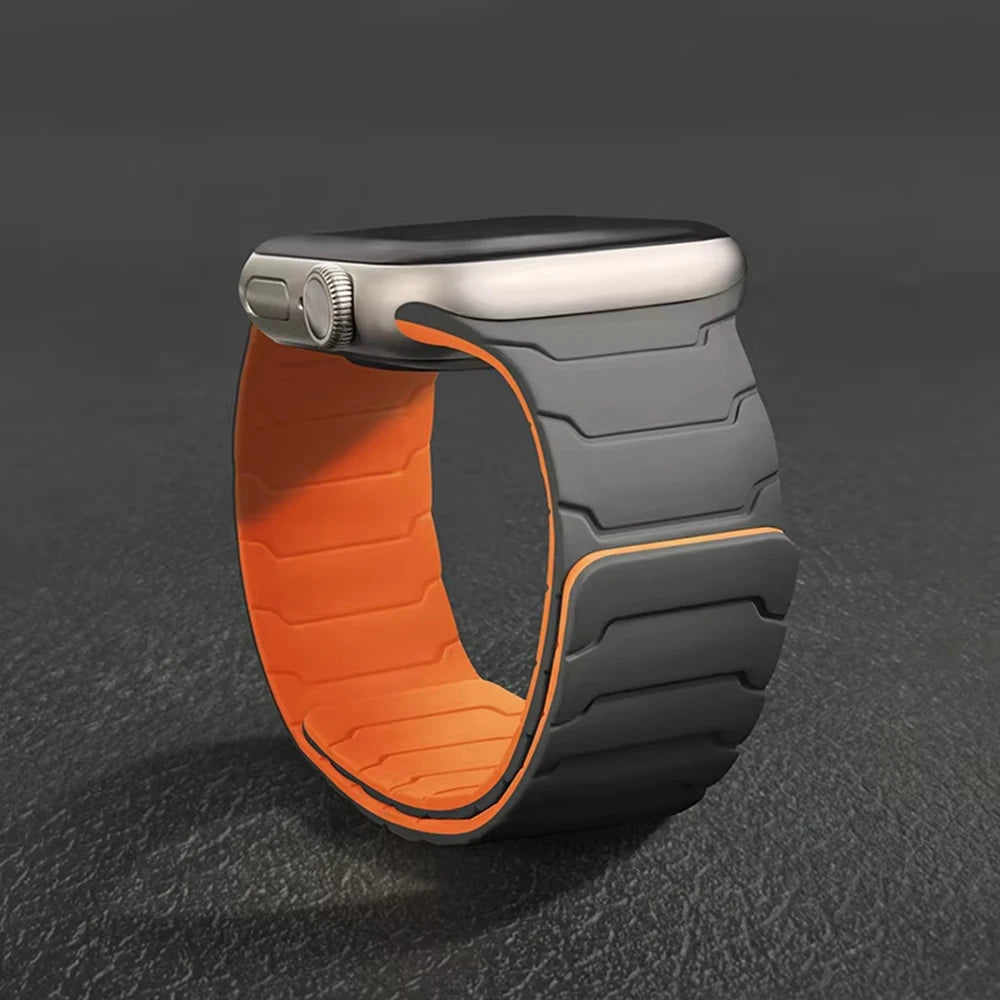 Silicone Magnetic Strap – Apple Watch Ultra Accessories 40mm-49mm for Men