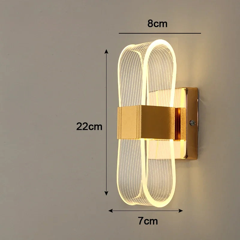 Modern LED Wall Lamp | Stylish Aluminium Decorative Lighting