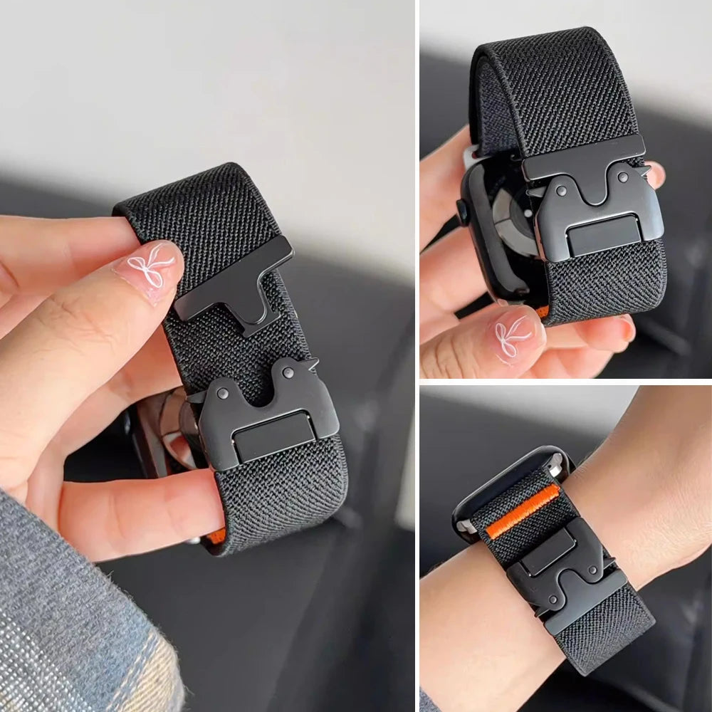 Nylon Parachute Band – Apple Watch Ultra Accessories iWatch SE Series
