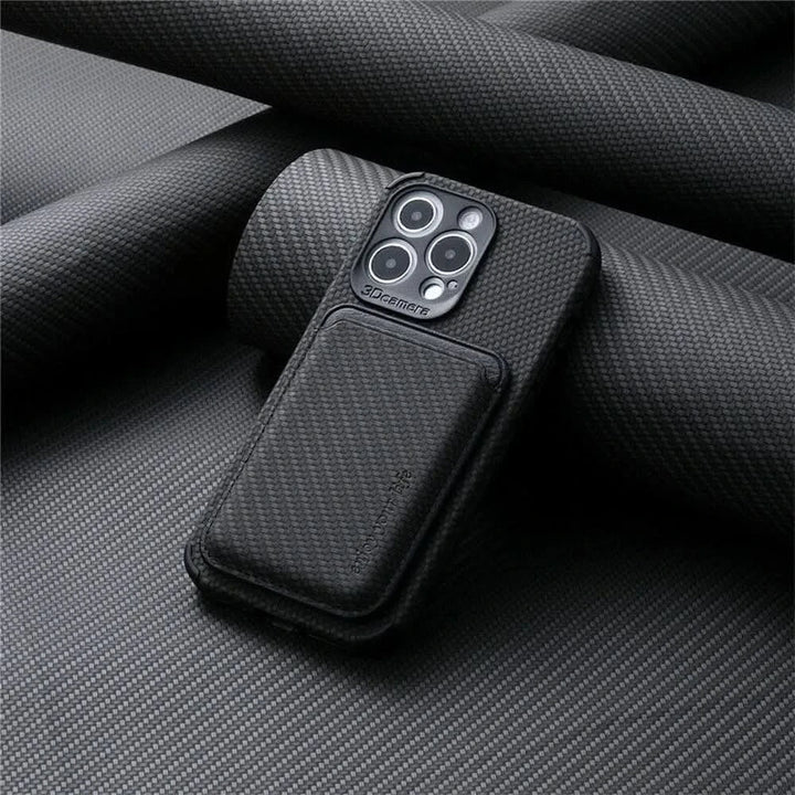 MagSafe Wallet Phone Case with Carbon Fiber Protection-Orizon Depot