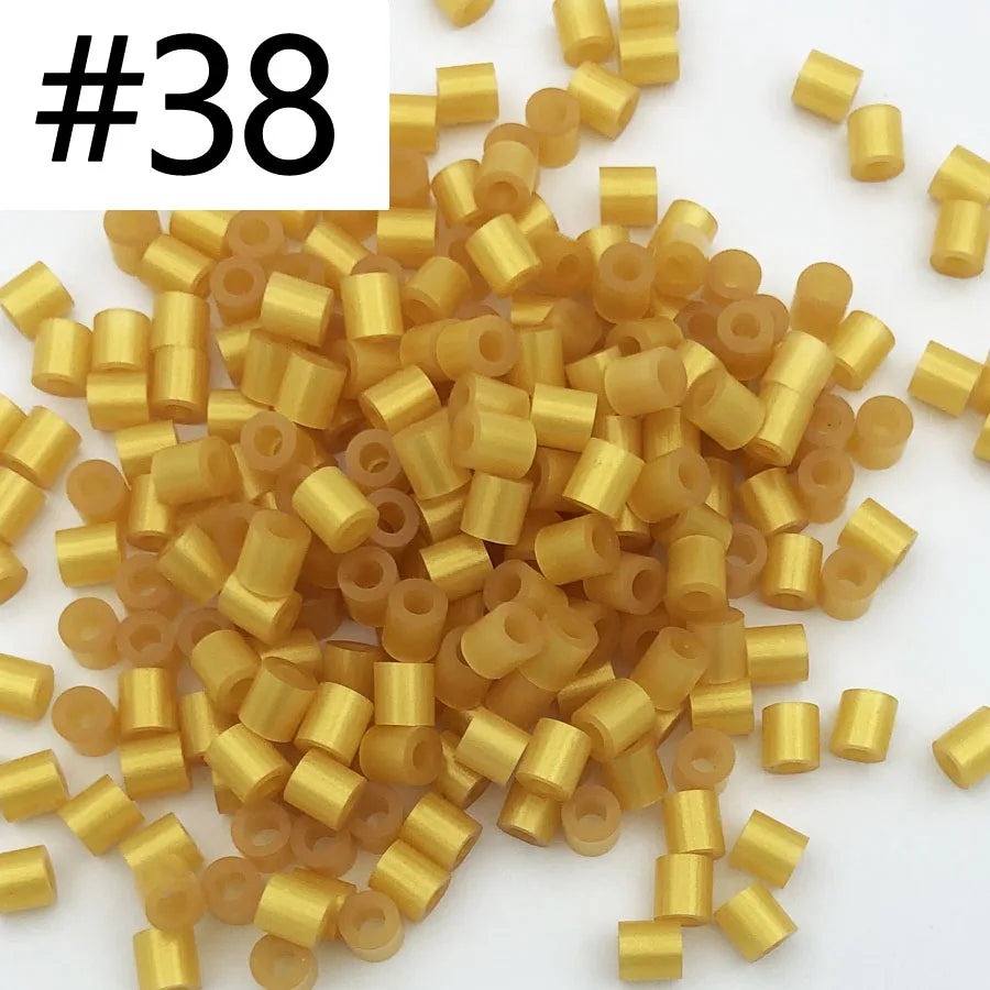 5mm 1000PCS Colorful Iron Fuse Beads for Kids DIY Pixel Art Toys