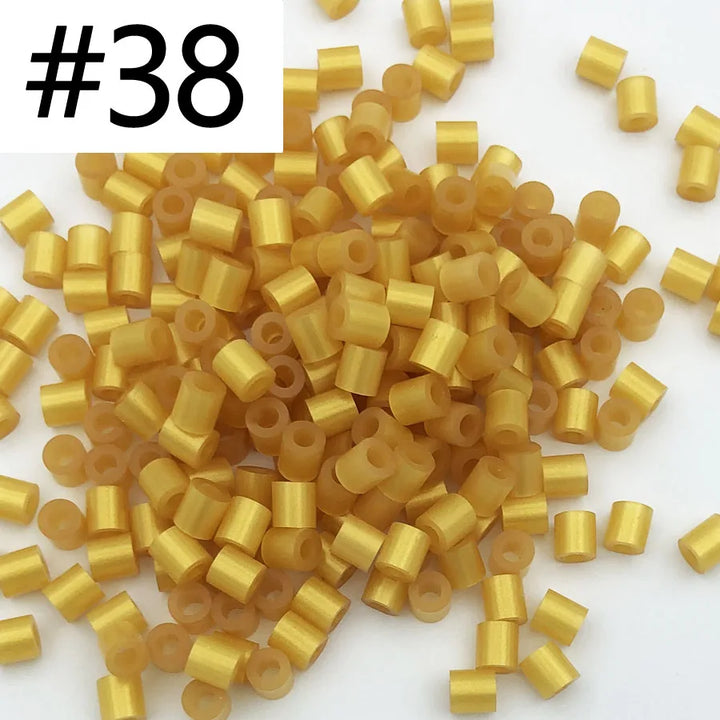 5mm 1000PCS Colorful Iron Fuse Beads for Kids DIY Pixel Art Toys