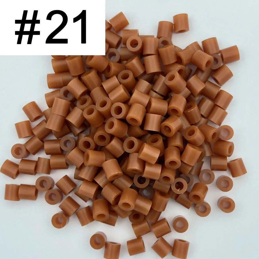 5mm 1000PCS Colorful Iron Fuse Beads for Kids DIY Pixel Art Toys