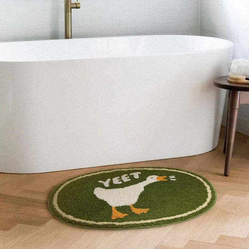 Cute Animal Handmade Bath Mat for Stylish Bathroom Decor-Orizon Depot