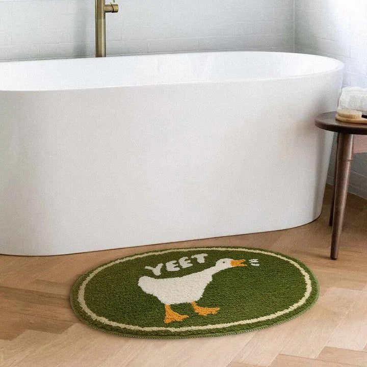 Cute Animal Handmade Bath Mat for Stylish Bathroom Decor-Orizon Depot