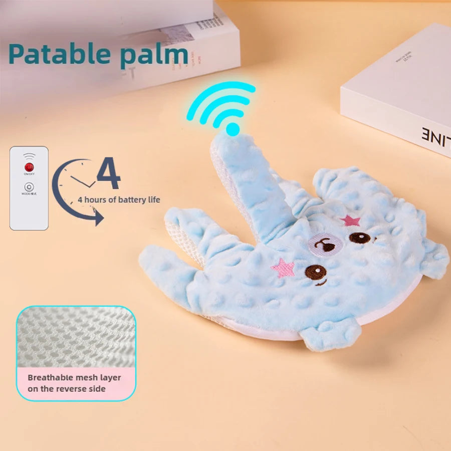 Soothing Palm Pillow for Newborns - Baby Sleep Aid with Remote Control