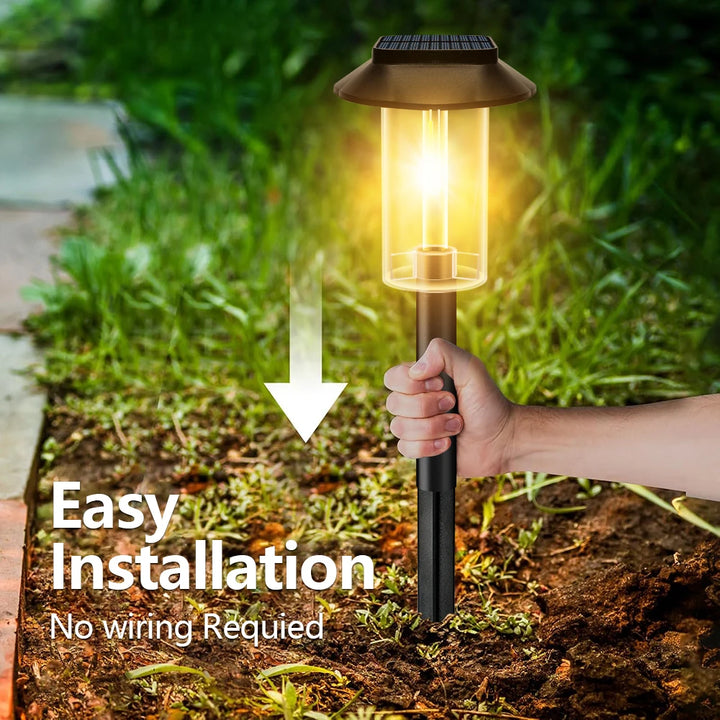 Outdoor Waterproof Solar Pathway Lights for Garden and Walkways