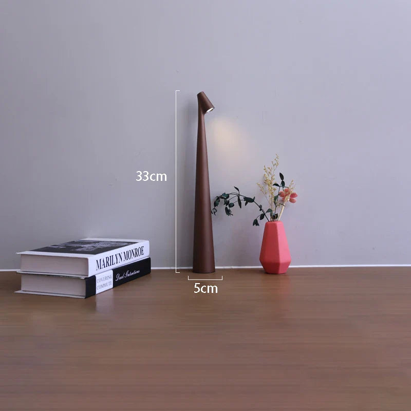 Rechargeable Touch Dimmable LED Table Lamp for Modern Spaces