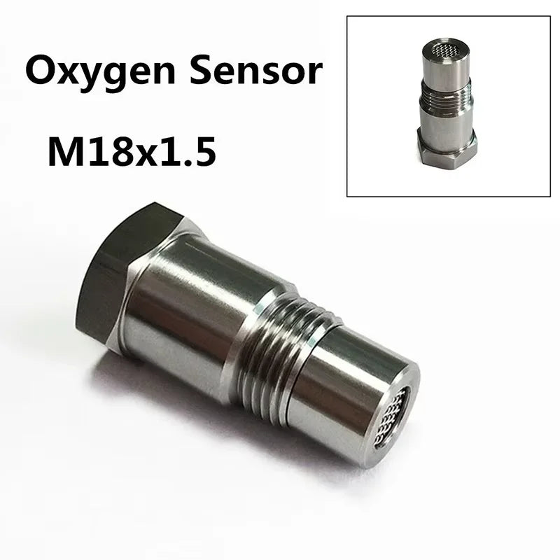 2PCS Off-Road Oxygen Sensor Adapter M18X1.5 for CEL Fix Auto Parts