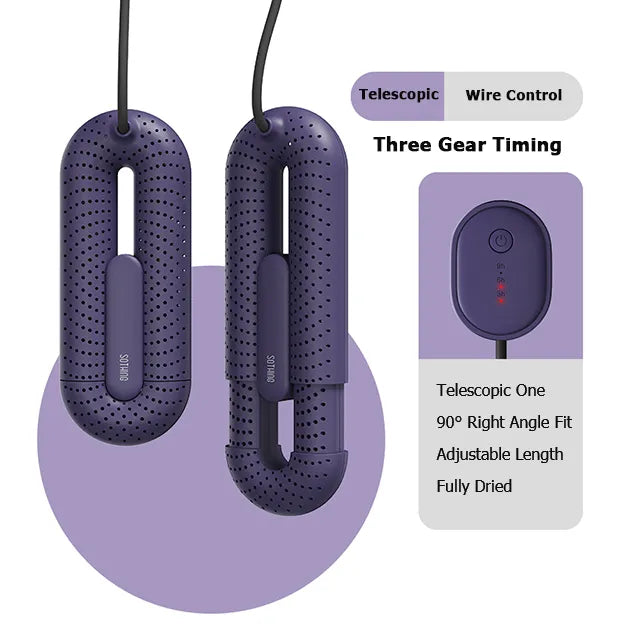 Stretchable Wearable Electric Shoe Dryer with Sterilization Function-Orizon Depot