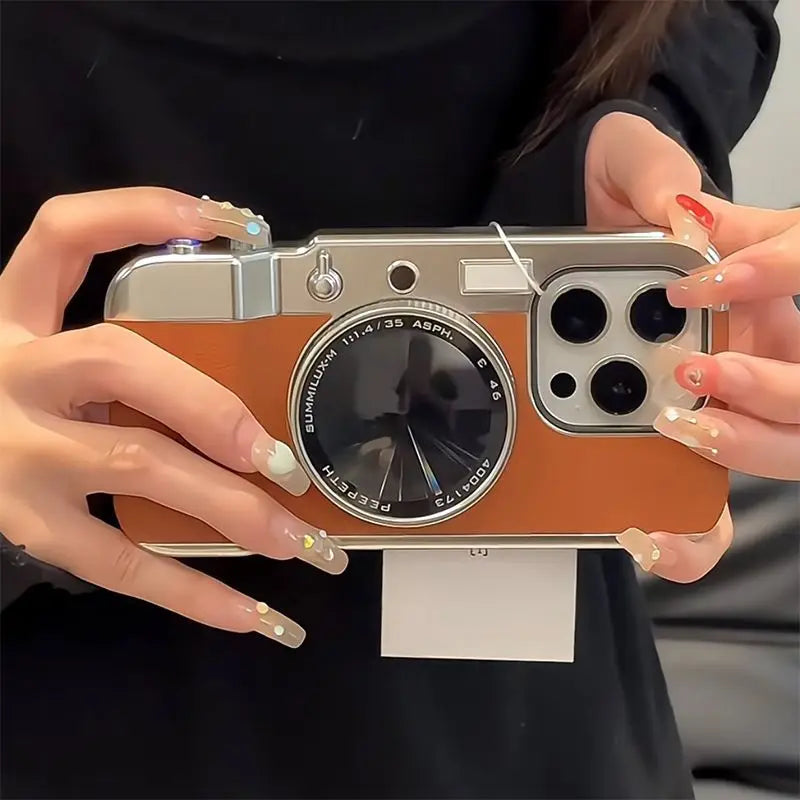 Retro Bluetooth Camera iPhone Case for Stylish Protection-Orizon Depot