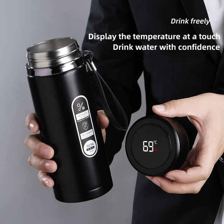 800ml-1L Stainless Steel Thermos – Portable Vacuum Flask with LED Display-Orizon Depot